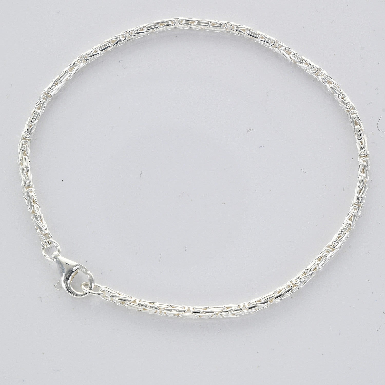 Silberkette Königskette Länge 19cm - Breite 2,3mm - 925 Silber - Firma Holzenplotz - Silberketten - Goldketten.de