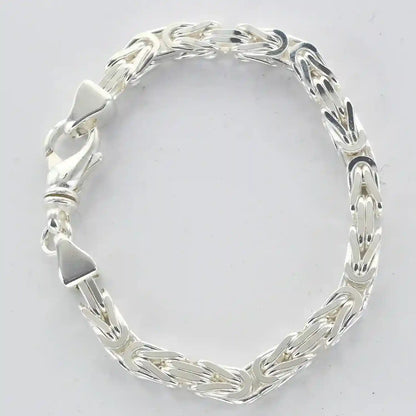 6,1 mm 23 cm 925 Sterlingsilber Königskette massiv Silber hochwertige Armkette 45,2 g