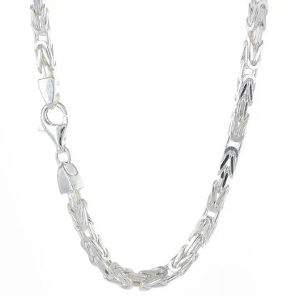 Silberkette Königskette Länge 65cm - Breite 3,9mm - 925 Silber - Firma Holzenplotz - Silberketten-Goldketten.de 