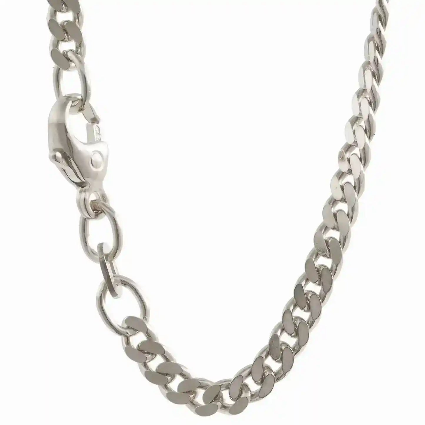 Silberkette Panzerkette Halskette Breite 2,7 mm echt massiv 925 Silber - Firma Holzenplotz - Silberketten-Goldketten.de 
