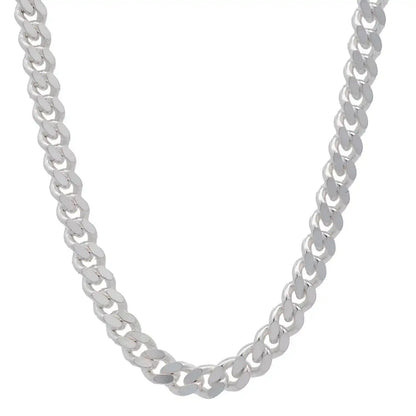 Silberkette Panzerkette Halskette Breite 3,3 mm echt massiv 925 Silber