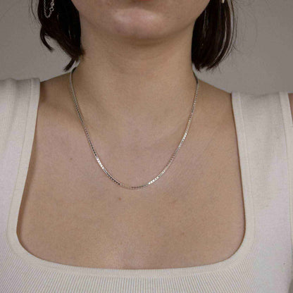 Silberkette Venezianerkette Breite 1,8mm - 925 Silber