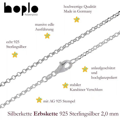 Silberketten Halsketten - echt 925 Sterlingsilber - Made in Germany - Firma Holzenplotz - Silberketten-Goldketten.de 
