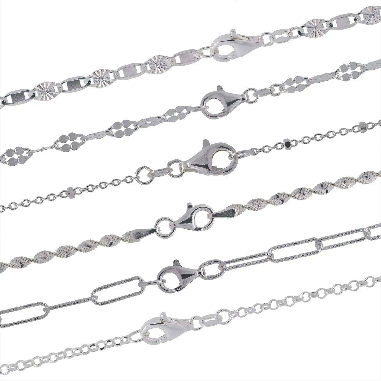 Silberketten Halsketten - echt 925 Sterlingsilber - Made in Germany - Firma Holzenplotz - Silberketten-Goldketten.de 