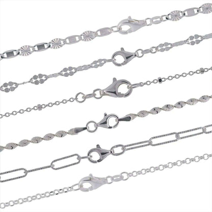 Silberketten Halsketten - echt 925 Sterlingsilber - Made in Germany - Firma Holzenplotz - Silberketten-Goldketten.de 