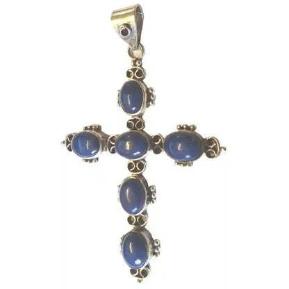 Silberkreuz Schmuck Anhänger 925er Silber - Kreuze - 45x67mm