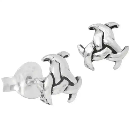 Silberohrstecker Nuada Keltische Triskele Schmuck - Firma Holzenplotz - Silberketten-Goldketten.de 