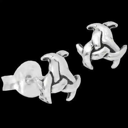 Silberohrstecker Nuada Keltische Triskele Schmuck - Firma Holzenplotz - Silberketten-Goldketten.de 