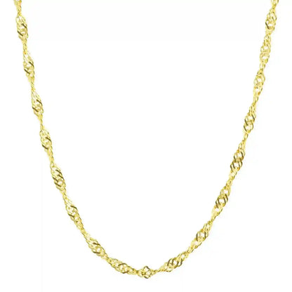 Singapurkette Halskette Breite 1,0 mm - 333 - 8 Karat Gold Auswahl