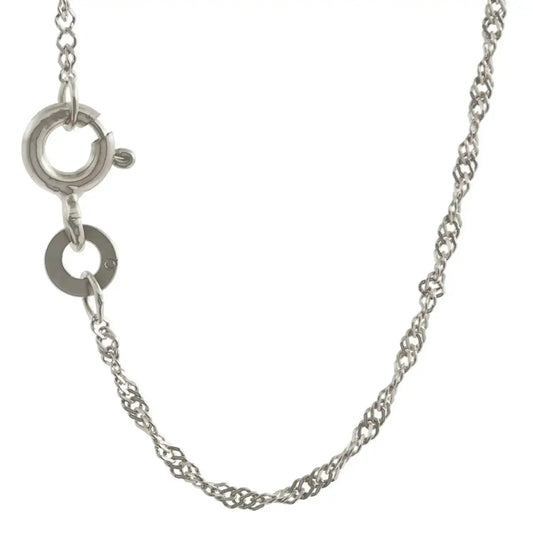 Singapurkette Halskette Breite 1,2 mm - 925 Sterlingsilber Auswahl - Firma Holzenplotz - Silberketten - Goldketten.de