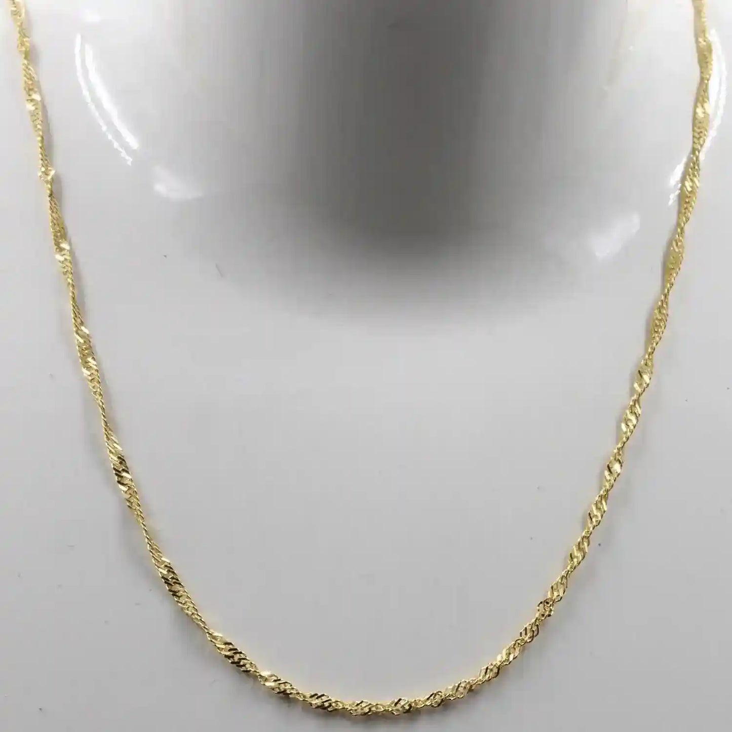 Singapurkette Halskette Breite 1,8 mm - 333 - 8 Karat Gold Auswahl