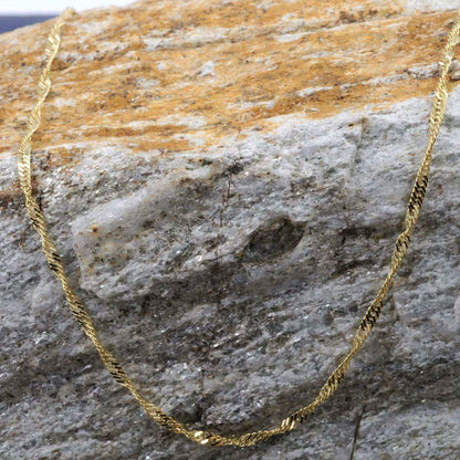 Singapurkette Halskette Breite 1,8 mm - 333 - 8 Karat Gold Auswahl