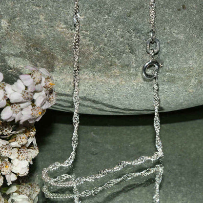 Singapurkette Halskette Breite 1,8 mm - 925 Sterlingsilber Auswahl