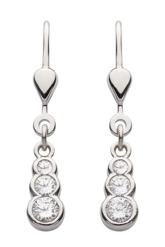 Sortiment Ohrschmuck Zirkonia 925 Silber rhodiniert - Firma Holzenplotz - Silberketten - Goldketten.de