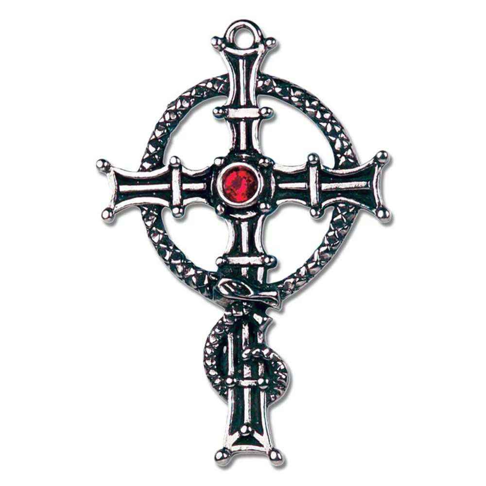 St. Columba´s Kreuz Anhänger Schmuck - Mit Halskette - 58x38mm