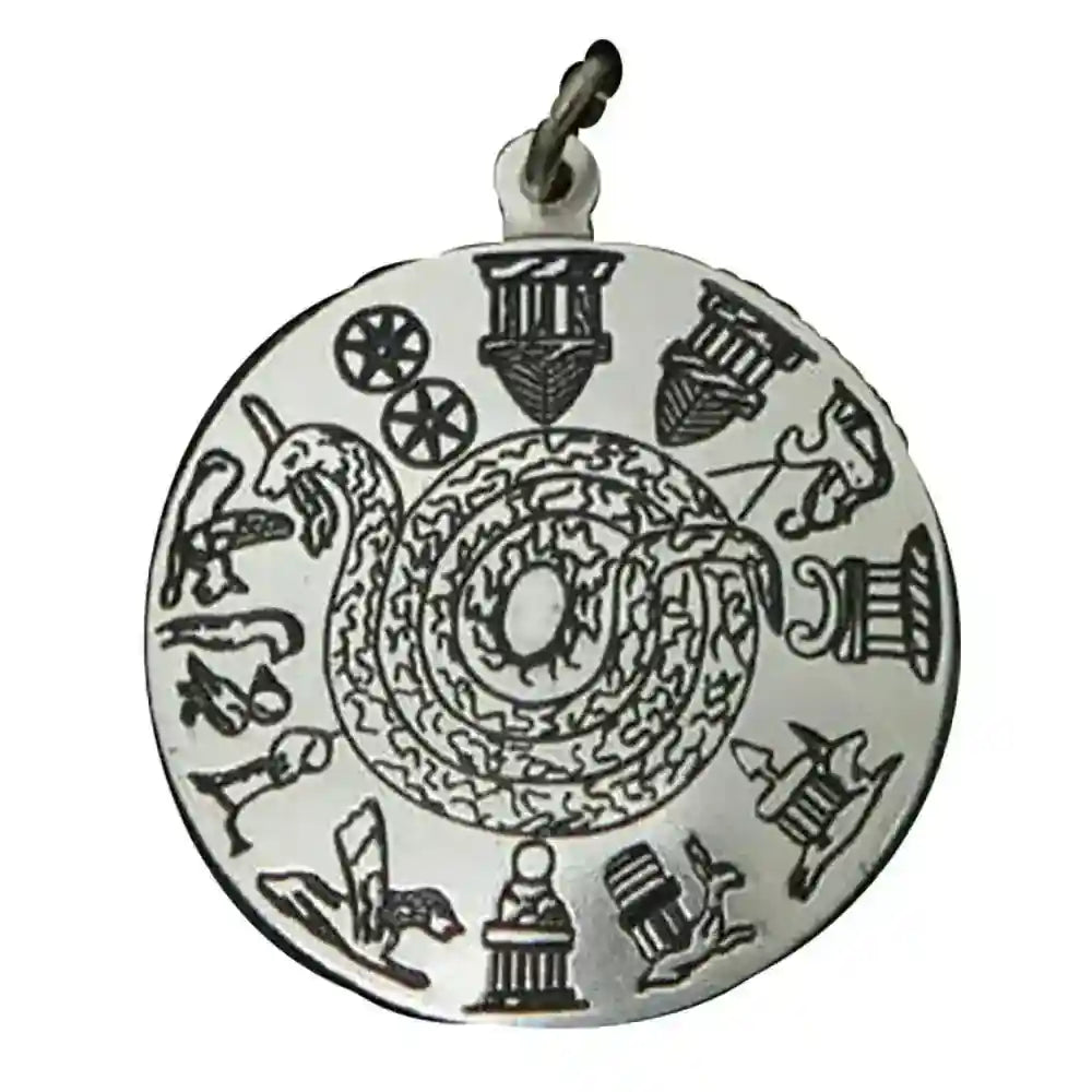 Stein von Susa Schmuck Anhänger versilbert 30mm