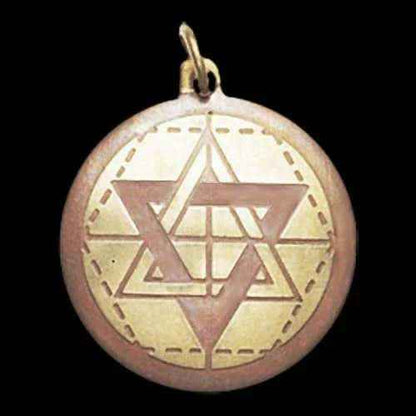 Stern des Salomon Anhänger Schmuck 25x27mm