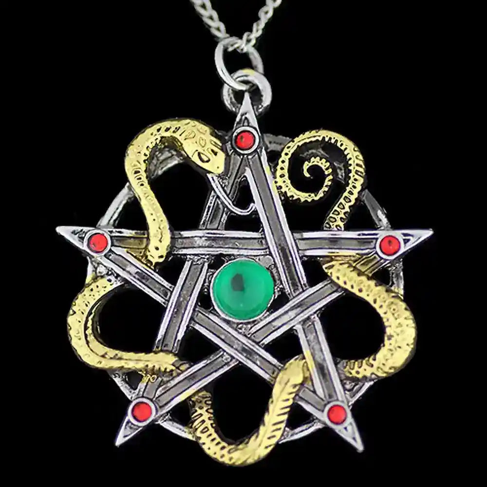 Sulis Minerva Mythische Kelten  Knoten Pentagramm Schmuck Anhänger Amulette