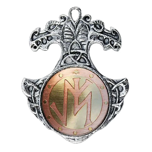 Talisman für Selbstvertrauen - Runen - 32x44mm - Firma Holzenplotz - Silberketten - Goldketten.de