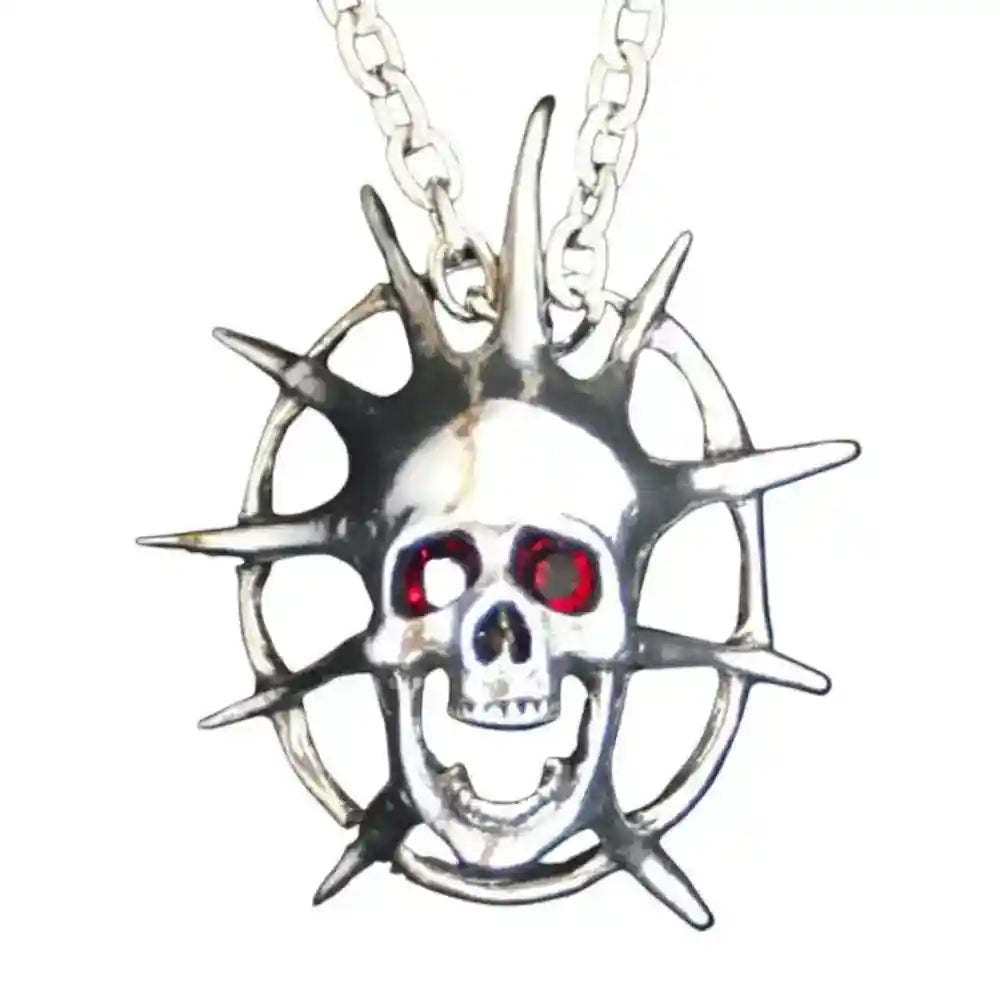 The Tormentian ALCHEMY GOTHIC  P534 Totenkopf Anhänger Halskette Schmuck