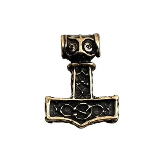 Thorhammer - Anhänger kantig - Thorhammer - 26x35mm - Firma Holzenplotz - Silberketten - Goldketten.de