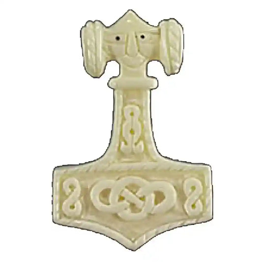 Thorhammer  Knochen Anhänger Schmuck Wikinger Viking