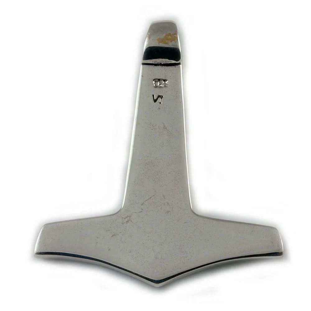 Thorhammer Mjollnir Schmuck Anhänger 925er Silber - Thorhammer - 35x39mm