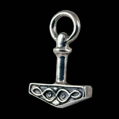 Thorhammer Schmuck Anhänger 925er Silber - Thorhammer - 22x32mm