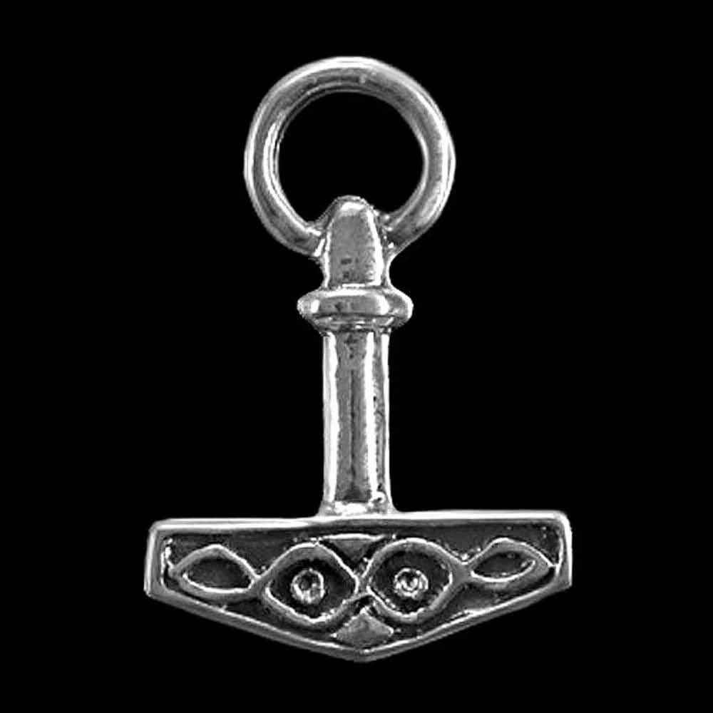 Thorhammer Schmuck Anhänger 925er Silber - Thorhammer - 22x32mm