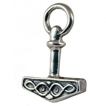 Thorhammer Schmuck Anhänger 925er Silber - Thorhammer - 22x32mm