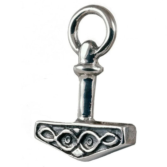 Thorhammer Schmuck Anhänger 925er Silber - Thorhammer - 22x32mm - Firma Holzenplotz - Silberketten - Goldketten.de