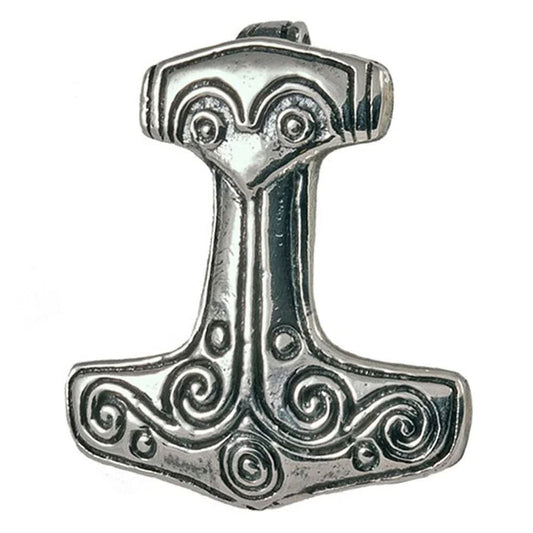 Thorhammer Schmuck Anhänger 925er Silber - Thorhammer - 23x25mm - Firma Holzenplotz - Silberketten - Goldketten.de