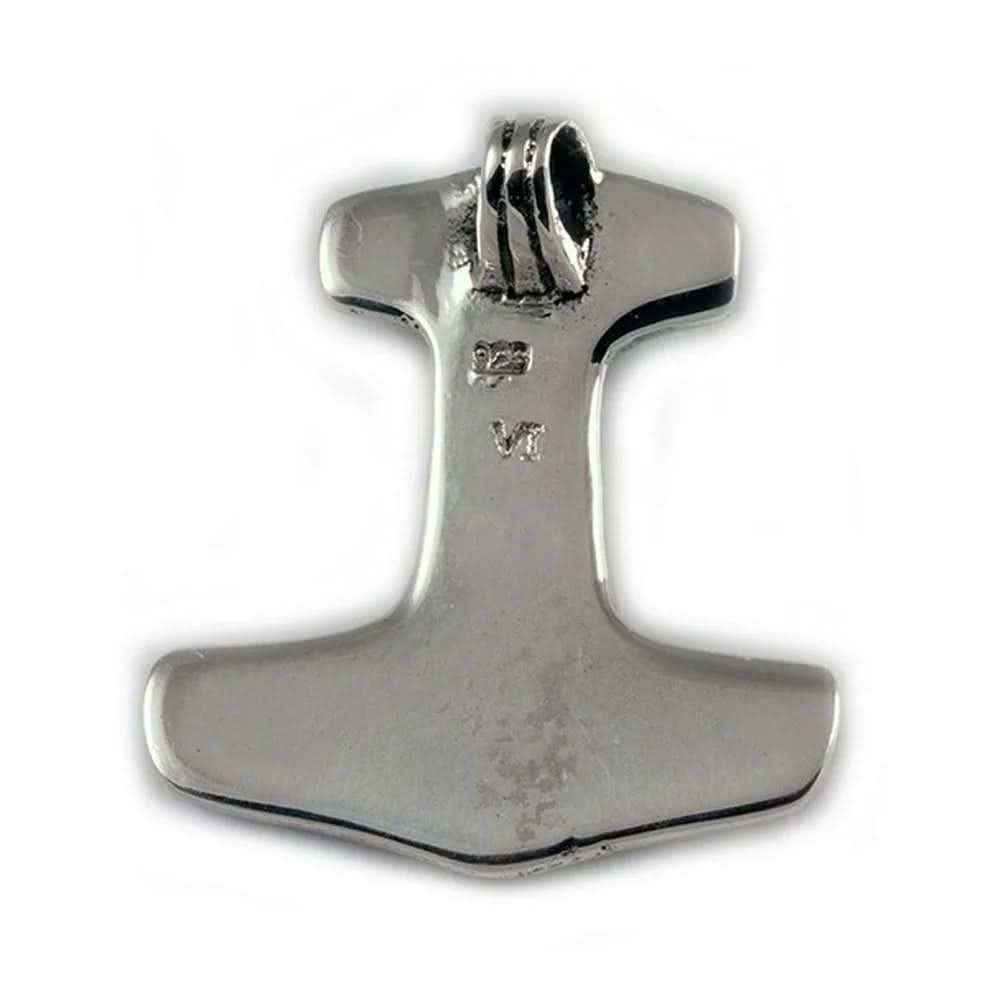 Thorhammer Schmuck Anhänger 925er Silber - Thorhammer - 23x25mm