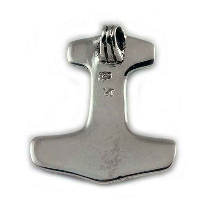 Thorhammer Schmuck Anhänger 925er Silber - Thorhammer - 23x25mm