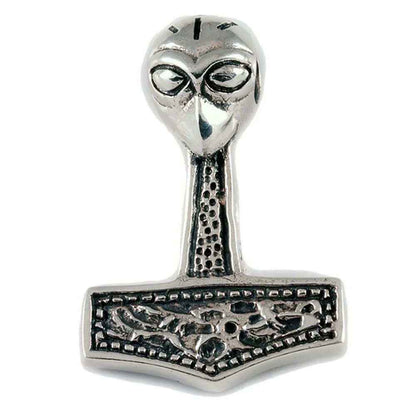 Thorhammer Schmuck Anhänger 925er Silber - Thorhammer - 27x19mm