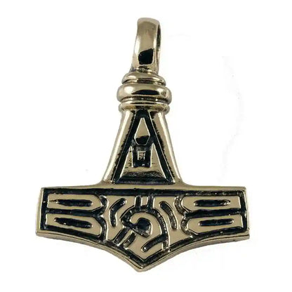 Thorhammer Schmuck Anhänger Bronze - Thorhammer - 32x26mm