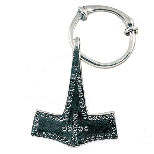 Thorhammer Schmuck Anhänger Silber Thorhammer 22 x 40mm (mit Öse) - Firma Holzenplotz - Silberketten - Goldketten.de