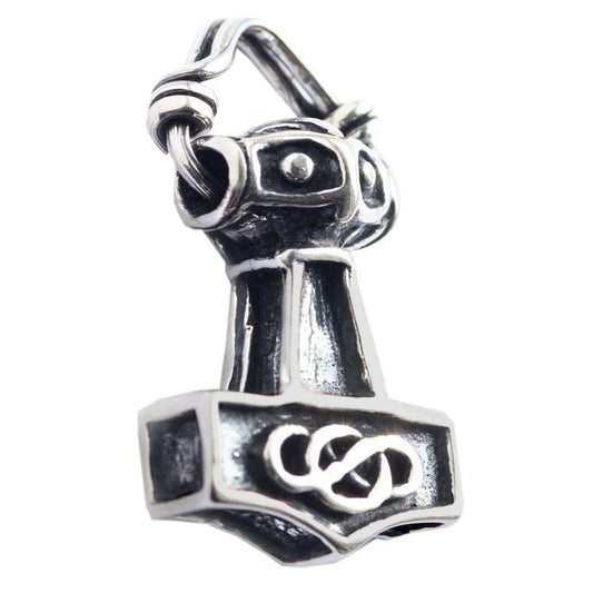 Thors Hammer beidseitig Schmuck Anhänger 925er Silber - Thorhammer -