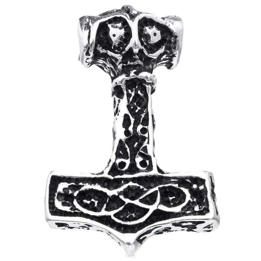 Thors Hammer Schmuck Anhänger 925er Silber - Thorhammer - 22x32mm
