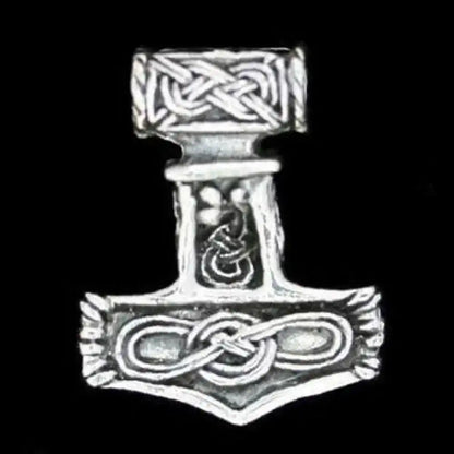 Thors Hammer Schmuck Anhänger 925er Silber - Thorhammer - 25x20mm