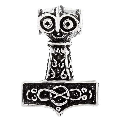 Thors Hammer Schmuck Anhänger 925er Silber - Thorhammer - 33x24mm
