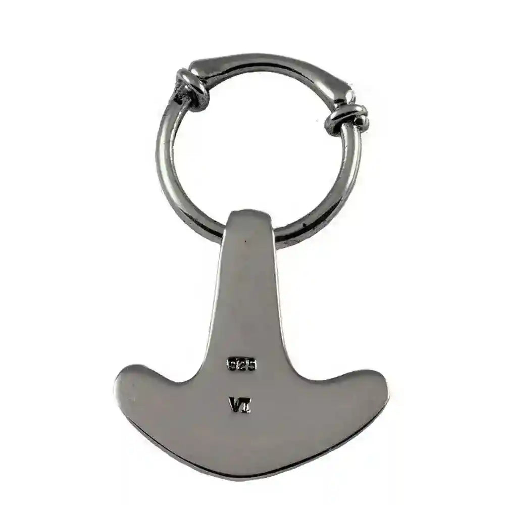 Thors Hammer Schmuck Anhänger 925er Silber - Thorhammer - 37x24mm inklusive Ring