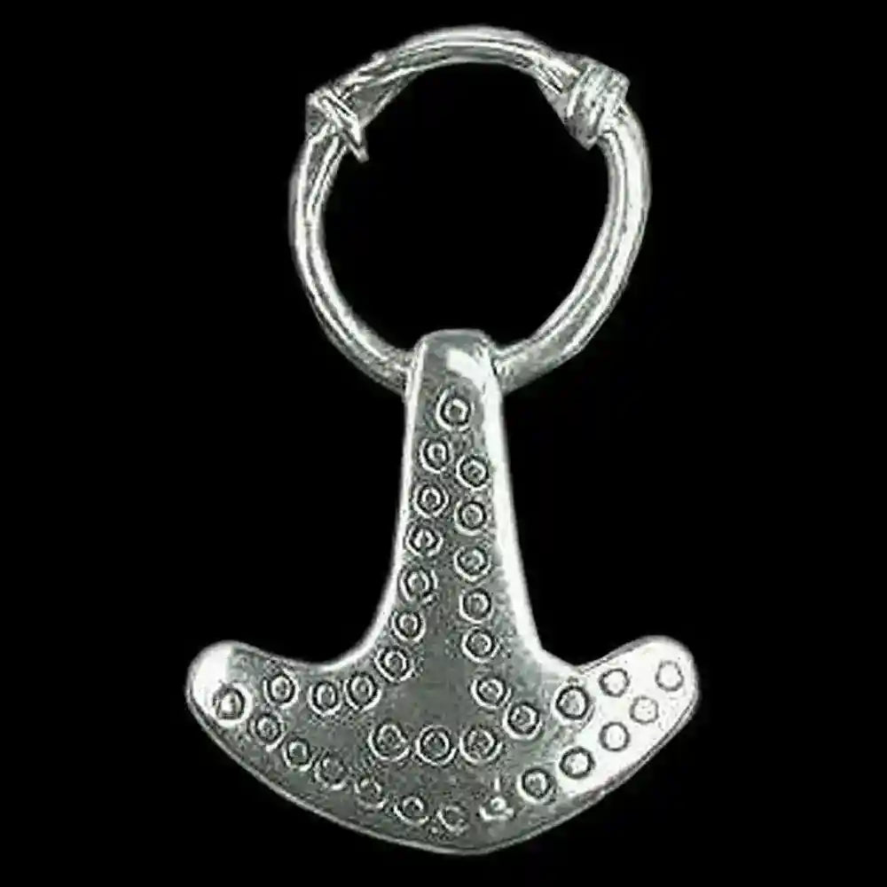 Thors Hammer Schmuck Anhänger 925er Silber - Thorhammer - 37x24mm inklusive Ring