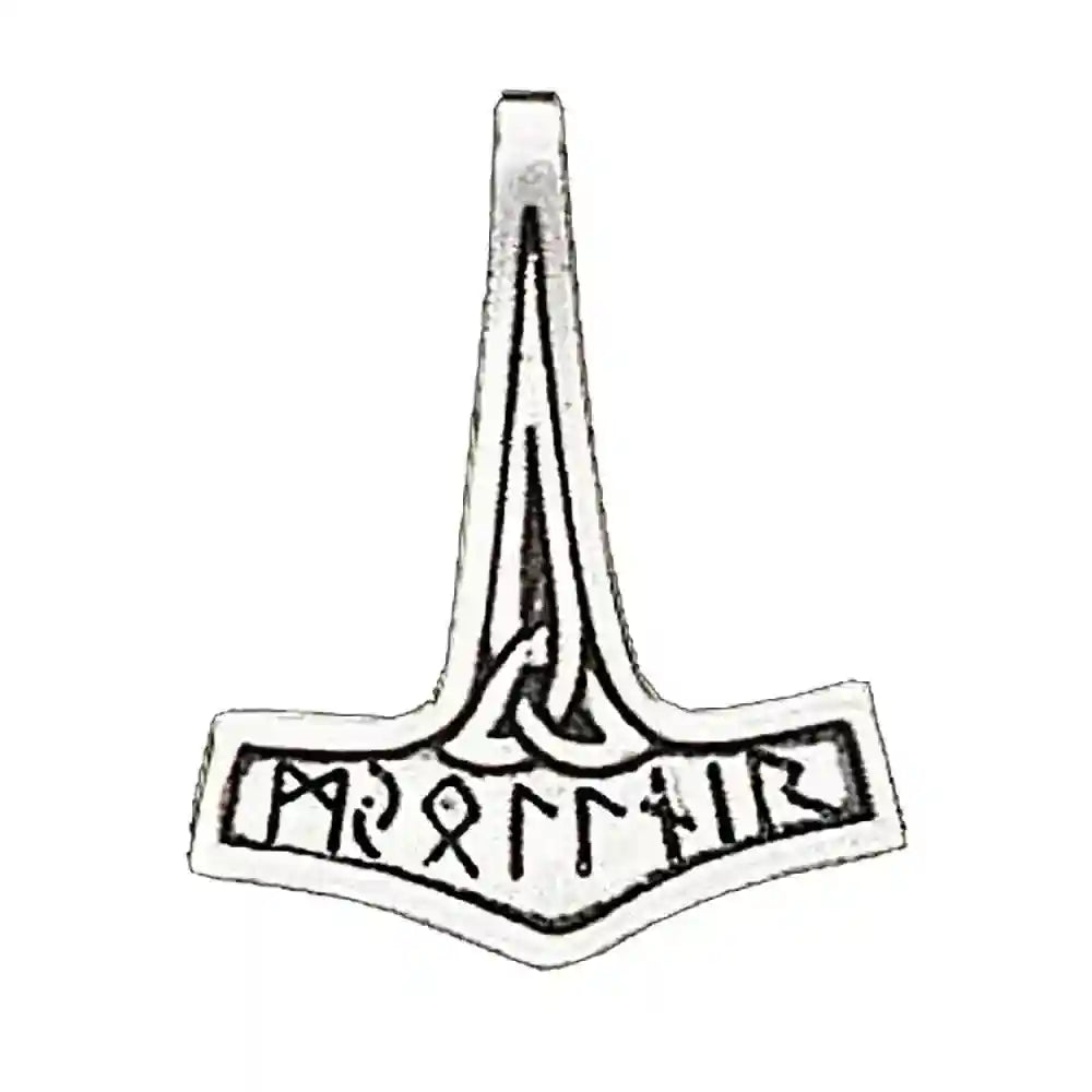 Thor`s Hammer Schmuck Anhänger - Thorhammer - 29x24mm