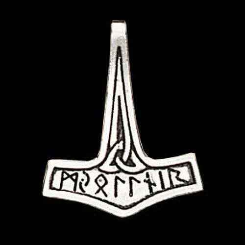 Thor`s Hammer Schmuck Anhänger - Thorhammer - 29x24mm