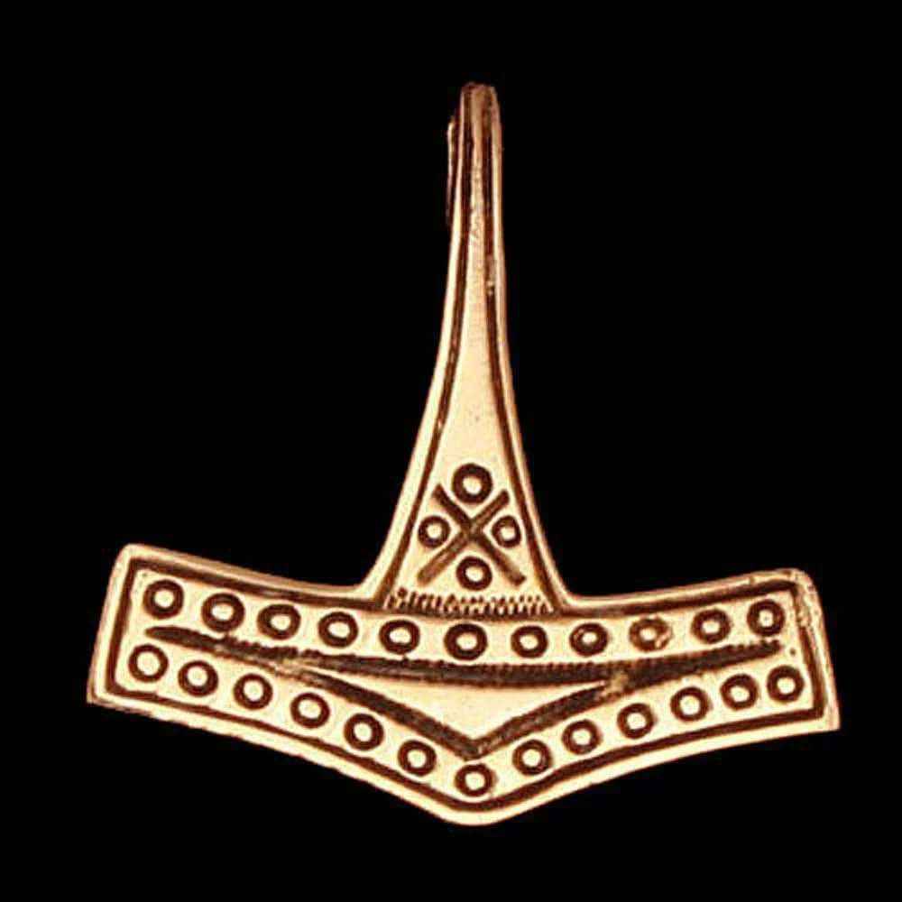 Thors Hammer Schmuck Anhänger - Thorhammer - 34x35mm
