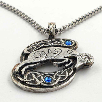 Tier-Geist Des Schafbocks Anhänger Schmuck - Sonstige Tiere - 38x28mm