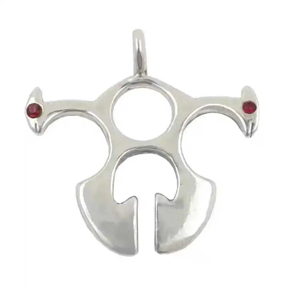 Tribal Schmuck Anhänger 925er Silber 27x27mm