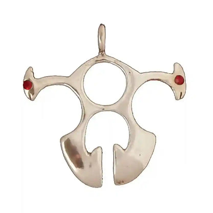 Tribal Schmuck Anhänger 925er Silber 27x27mm