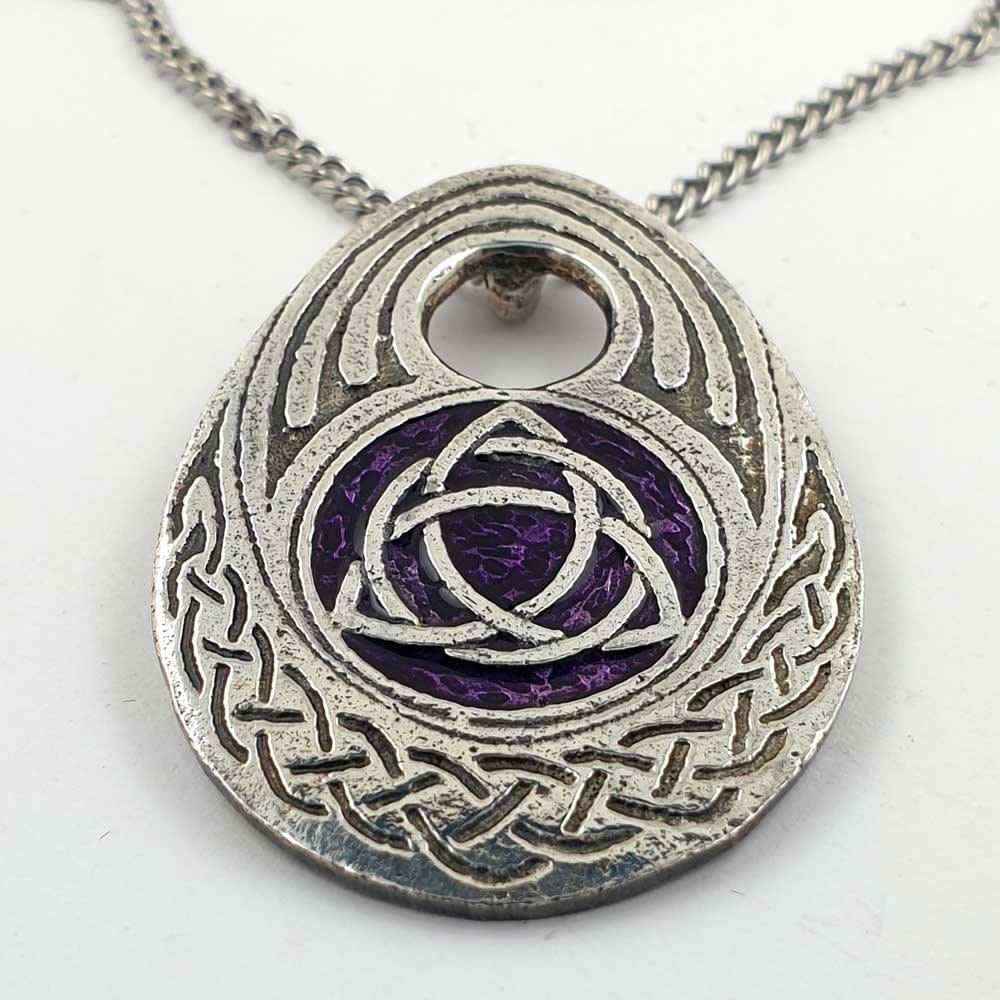 Triquetra oval Anhänger Schmuck Größe: 35x48mm